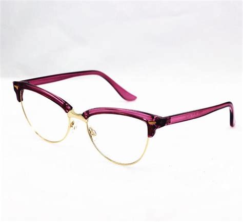 2019 Womens Elegant Half Frame Cat Eye Eyewear Frames Metal Optical