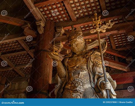 Todai Ji Temple Bishamonten Stock Photo Image Of Historic