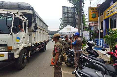 Satpol Pp Kabupaten Tangerang Siapkan Personil Di Posko