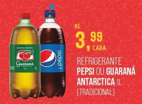 Refrigerante Pepsi Ou GuaranÁ Antarctica 1l Tradicional Oferta Na