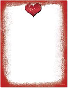 Amazon Grunge Heart Letterhead Laser Inkjet Printer Paper 100