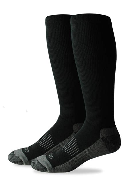 Dickies Light Comfort Compression Over The Calf Socks In Black For Men