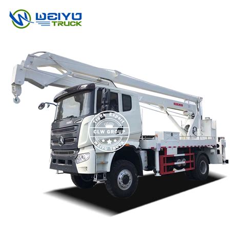 Meter Aerial Working Truck Hydraulic Telescopic Boom High Rise