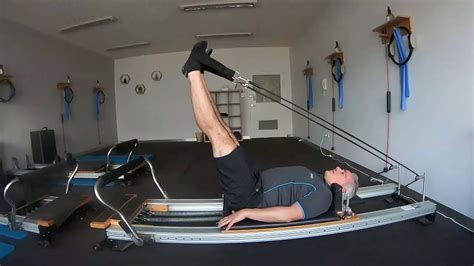 Pilates Reformer Feet In Straps YouTube