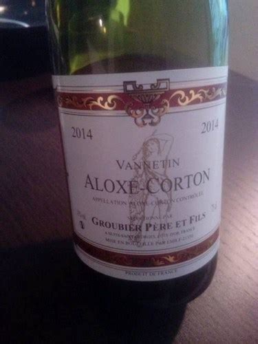 Groubier P Re Fils Vannetin Aloxe Corton Vivino Us