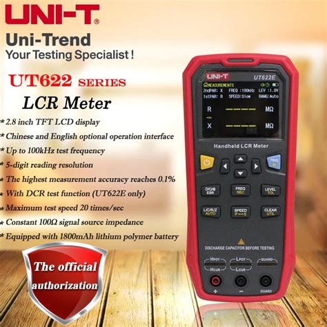 UNI T UT622E C A High Precision Handheld LCR Meter Industrial Component