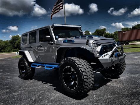 Jeep Wrangler Jk Unlimited Custom Lifted Leather Sahara Ocd N Fab