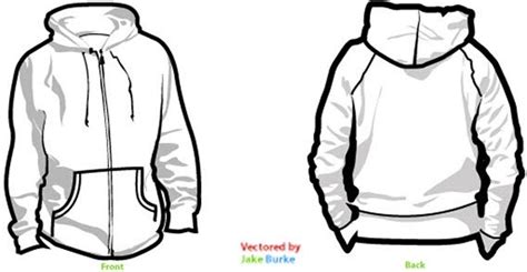 Vector Hoodie Templates Vectors Graphic Art Designs In Editable Ai