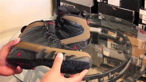 Jordan Retro 9 Ix Olive 2012 On Feet Review Youtube