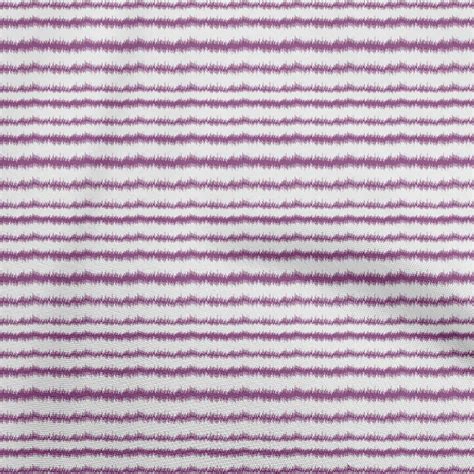 Oneoone Cotton Silk Purple Fabric Asian Ikat Sewing Craft Projects