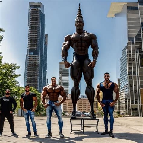 A Foot Tall Bodybuilder And His Six Foot Tall Openart