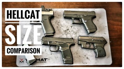 Springfield Armory Hellcat - Size comparisons - Glock 43X | Glock 48, Ruger LCP, Glock 43