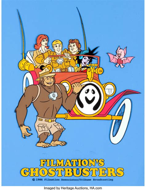 Vintage Ghostbusters Publicity Cel from Filmation (1986)