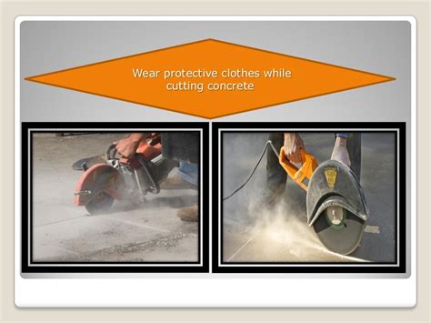 Safety tips while cutting concrete