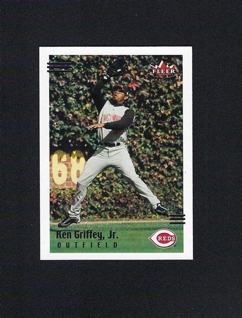 2002 Fleer Triple Crown 3 Ken Griffey Jr Reds Nrmt Ebay