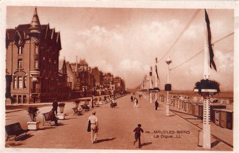 Dunkerque Malo Les Bains La Digue Carte Postale Ancienne Et Vue D