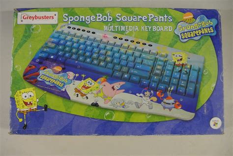 1 Brand New Boxed Greybusters Spongebob Squarepants Multimedia Keyboard