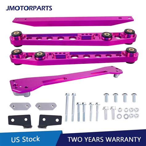 Purple Rear Lower Control Arm Subframe Brace Tie Bar Kit For 96 00