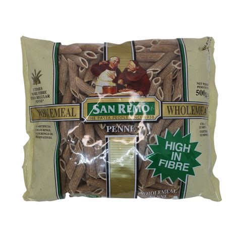 San Remo Wholemeal Penne G Sysu International Inc