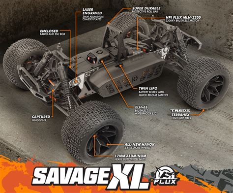 Hpi Racing Savage Xl Flux V Gtxl Monster Truck Rtr Eurorc