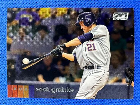 Zack Greinke Topps Stadium Club Chrome Baseball Houston