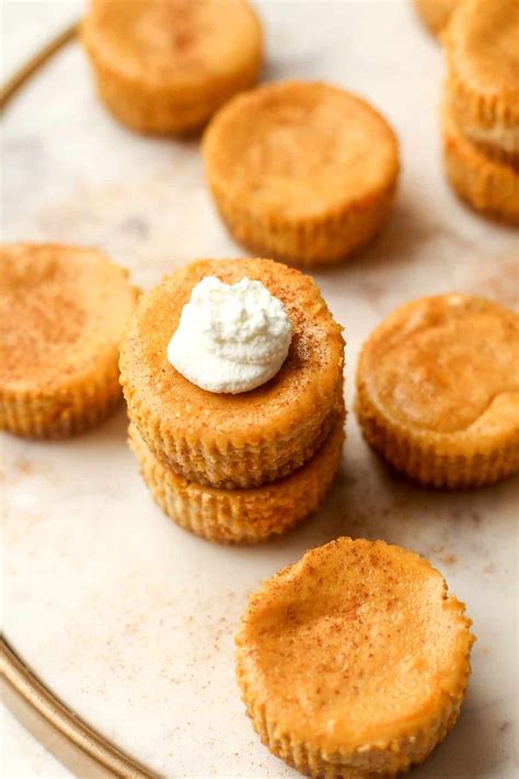 Mini Pumpkin Cheesecake Bites SueBee Homemaker Receita