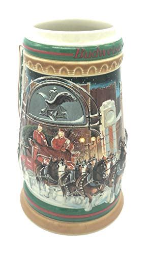 Budweiser Bierkrug Holiday Stein Home For The Holidays By Budweiser