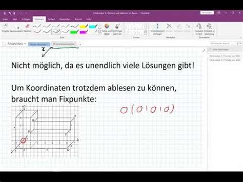 Klasse V Analytische Geometrie Punkte Und Vektoren Im Raum