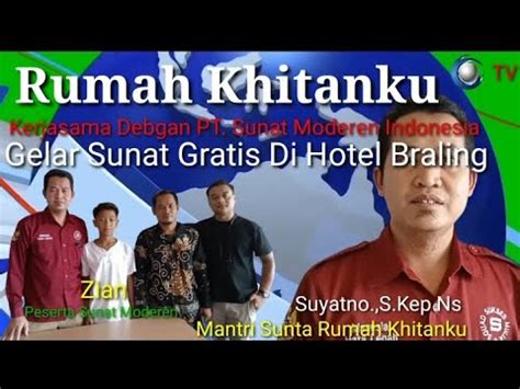 Rumah Khitanku Kersasa Dengan PT SMI Gelar Sunat Gratis Di Hotel