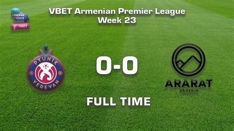 Pyunik Ararat Armenia Vbet Armenian Premier League Week