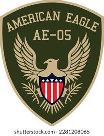 American Eagle Logo Vector Design Stock Vector (Royalty Free ...