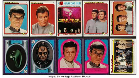 1979 Topps Star Trek High Grade Complete Set 88 Stickers Lot 41177 Heritage Auctions