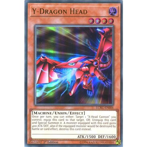 Buy Lckc En006 1st Ed Y Dragon Head Ultra Rare Card Legendary Collection Kaiba Mega Pack Yu Gi