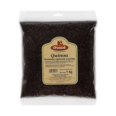 Quinoa komosa ryżowa czarna Orzeszek 1 kg Orzeszek Sklep EMPIK