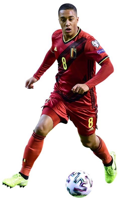 Youri Tielemans Belgium football render - FootyRenders