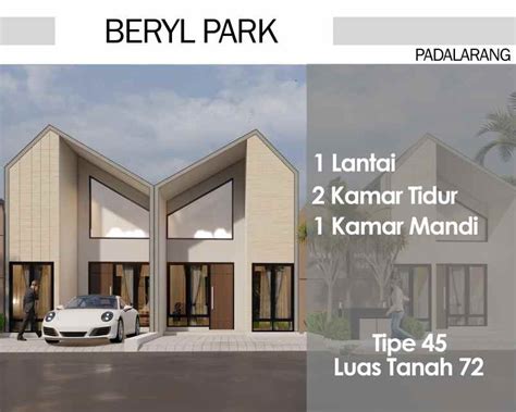 Dijual Rumah 1 Lantai Mewah Dekat Stasiun Kerera Cepat