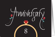 8th Wedding Anniversary Cards from Greeting Card Universe