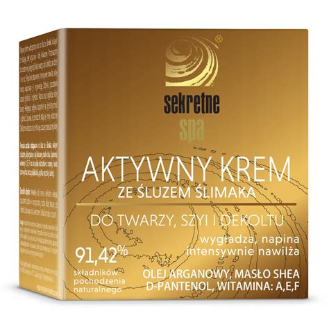 Sekretne Spa Aktywny Krem Ze Luzem Limaka Ml Allegro Pl