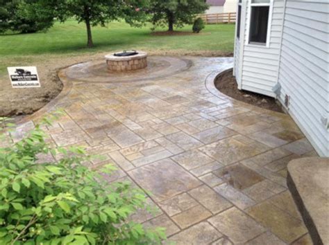 Stamped Concrete Patio Color Ideas