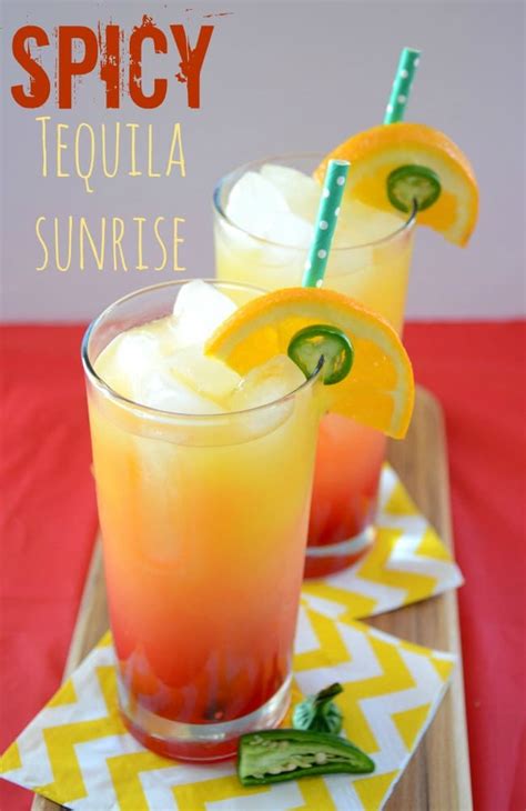 Saturday Sips Spicy Tequila Sunrise Momtrends