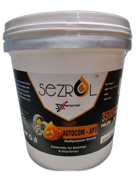 Sezrol Autocom Ap3 Grease 10kg For Automotive At Rs 1134pack In