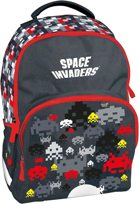 Quo Vadis Collection Space Invaders Sac A Dos Pour Le College