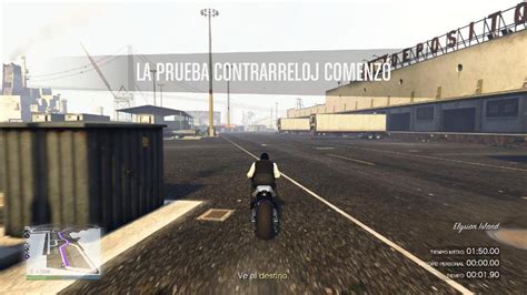 Grand Theft Auto V Online Ps Beating The Time Trial Of Elysian