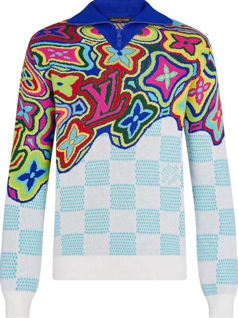 Louis Vuitton Psychedelic Monogram Zip Sweater Inc Style