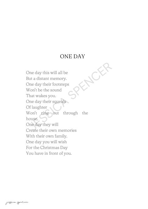 One Day (Christmas Poem) – Adored Illustrations