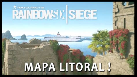 PRIMEIRA PARTIDA NOVO MAPA LITORAL RAINBOW SIX VELVET SHELL YouTube