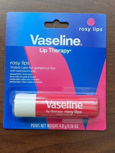 2 Vaseline Lip Therapy Rosy Lips With Petroleum Jelly FREE SHIPPING EBay