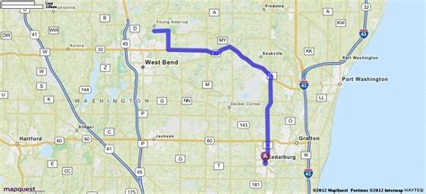 West Bend Wisconsin Map - Map Of Rose Bowl