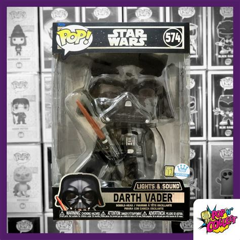 Funko Pop! Star Wars Darth Vader 10 inch Jumbo Lights & Sound 574 (Pop ...