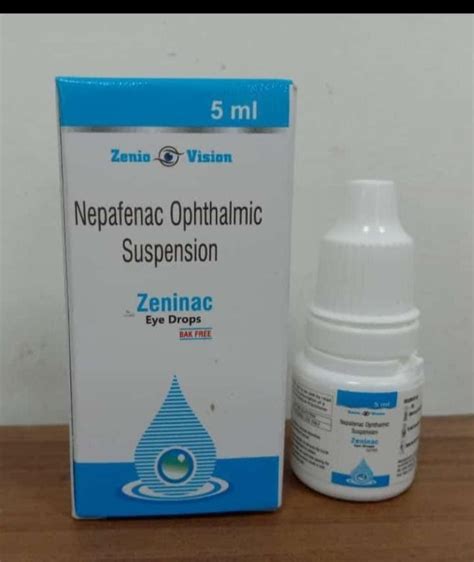 Nepafenac Ophthalmic Suspension Eye Drops 5ml 5 Ml At ₹ 28piece In